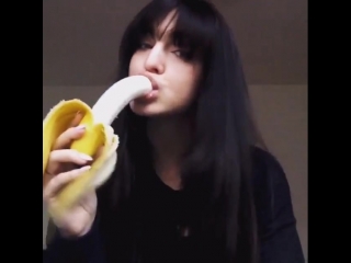 i would treat her with my banana