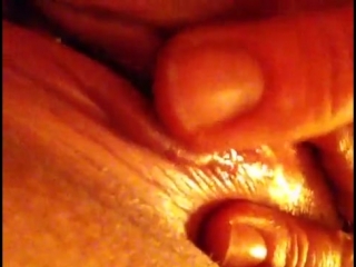 horny girl fucks both vagina and anus with a dildo